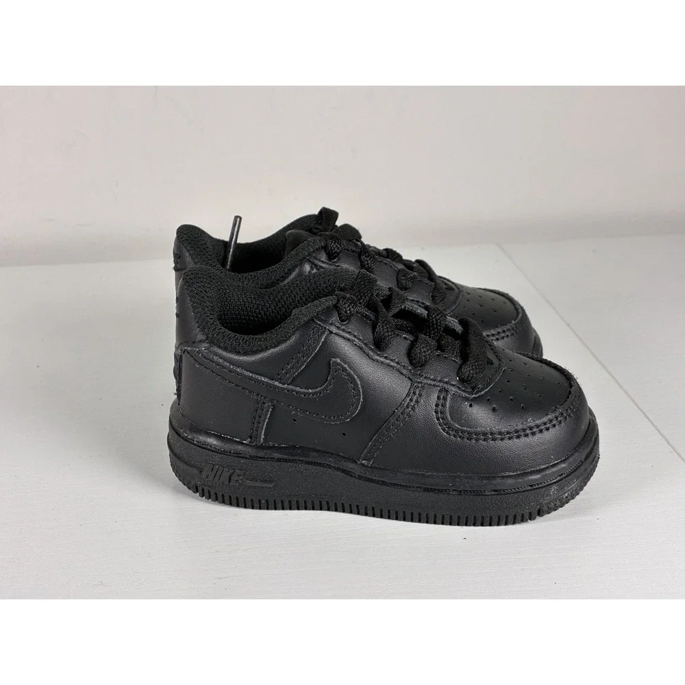 Toddler Nike Air Force 1 size 4C black Baby  Shoes
